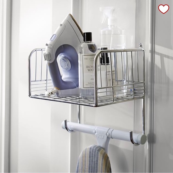 Pottery Barn. Brand new in the box, Chrome Ironing Board Rack - Picture 2 of 2